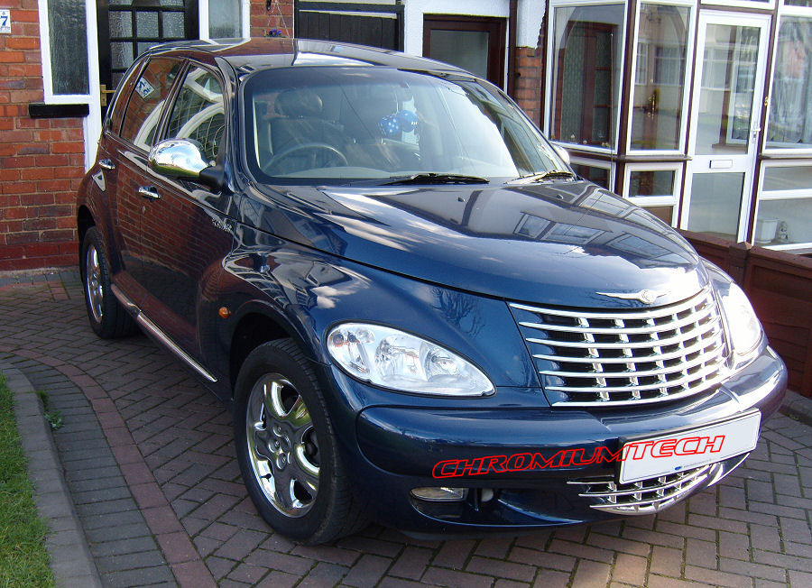 thumbnail image 2 of Evan-Fischer Primed Grille Assembly For 2001-2005 Chrysler PT Cruiser - Without Emblem Hole 2 of 3